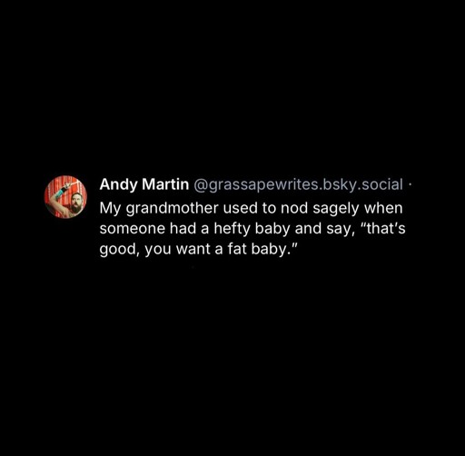 Granny wisdom